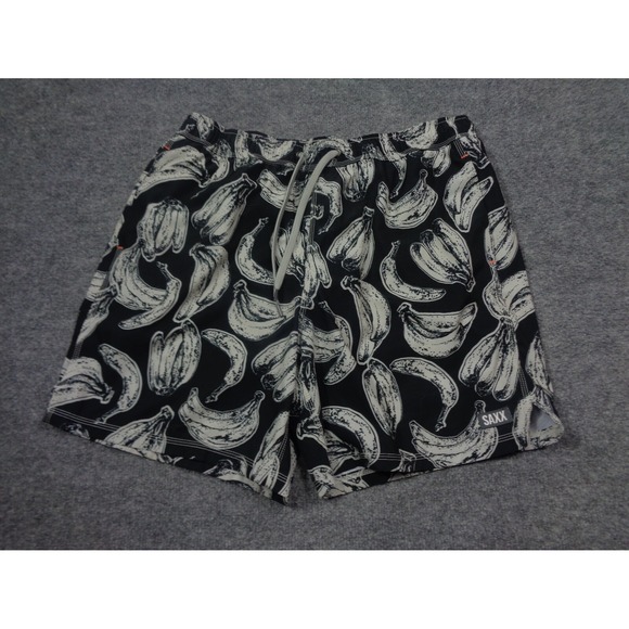 Saxx Other - Saxx Shorts Mens XL Bananas Oh Buoy 2N1  Swim Shorts Ballpark Pouch Droptemp